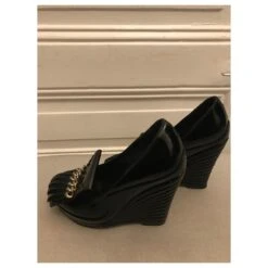 Yves Saint Laurent Escarpins Compensés Noir -Yves Saint Laurent 256847 3