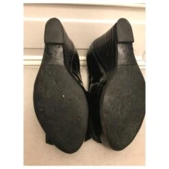 Yves Saint Laurent Escarpins Compensés Noir -Yves Saint Laurent 256847 6