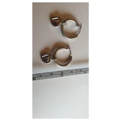 Yves Saint Laurent Créoles Argenté -Yves Saint Laurent 258395 4