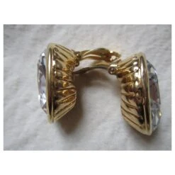 Yves Saint Laurent Clips Cabochons . Doré -Yves Saint Laurent 261216 3