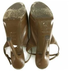 Yves Saint Laurent Escarpins YSL Tribute TRIBTOO En Cuir Marron Clair 38.5 12 Yves Saint Laurent Escarpins YSL Tribute TRIBTOO En Cuir Marron Clair 38.5 -Yves Saint Laurent 265233 3