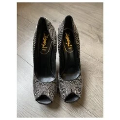 Yves Saint Laurent Escarpins Yves Saint-Laurent Noir 19 Yves Saint Laurent Escarpins Yves Saint-Laurent Noir -Yves Saint Laurent 272325 8