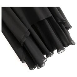 Yves Saint Laurent SS94 Jupe Haute Basse En Soie Noir 9 Yves Saint Laurent SS94 Jupe Haute Basse En Soie Noir -Yves Saint Laurent 275566 3