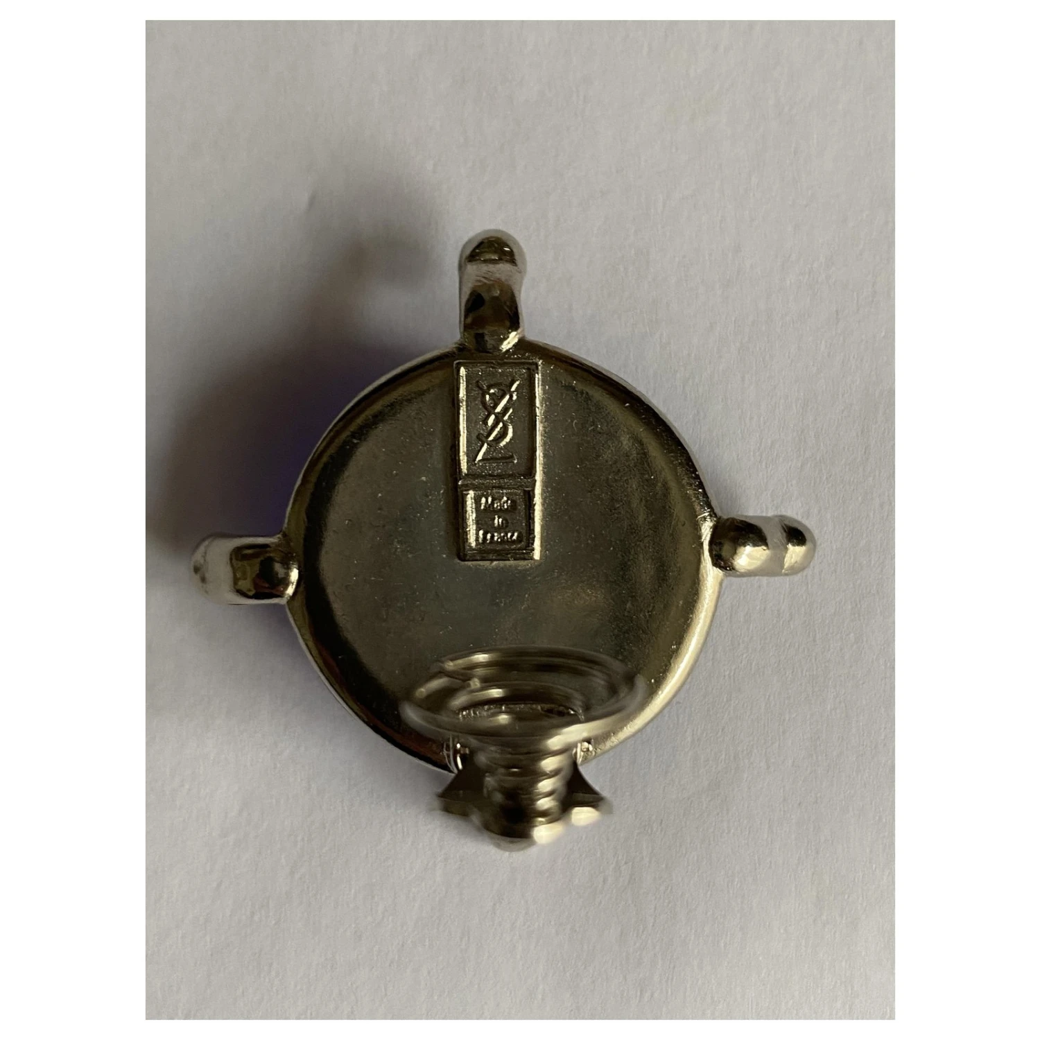 Yves Saint Laurent Boucles D'oreilles Clip YSL Bleu 5 Yves Saint Laurent Boucles D'oreilles Clip YSL Bleu â Image 3