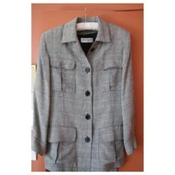 Yves Saint Laurent Vestes Gris -Yves Saint Laurent 281143 5