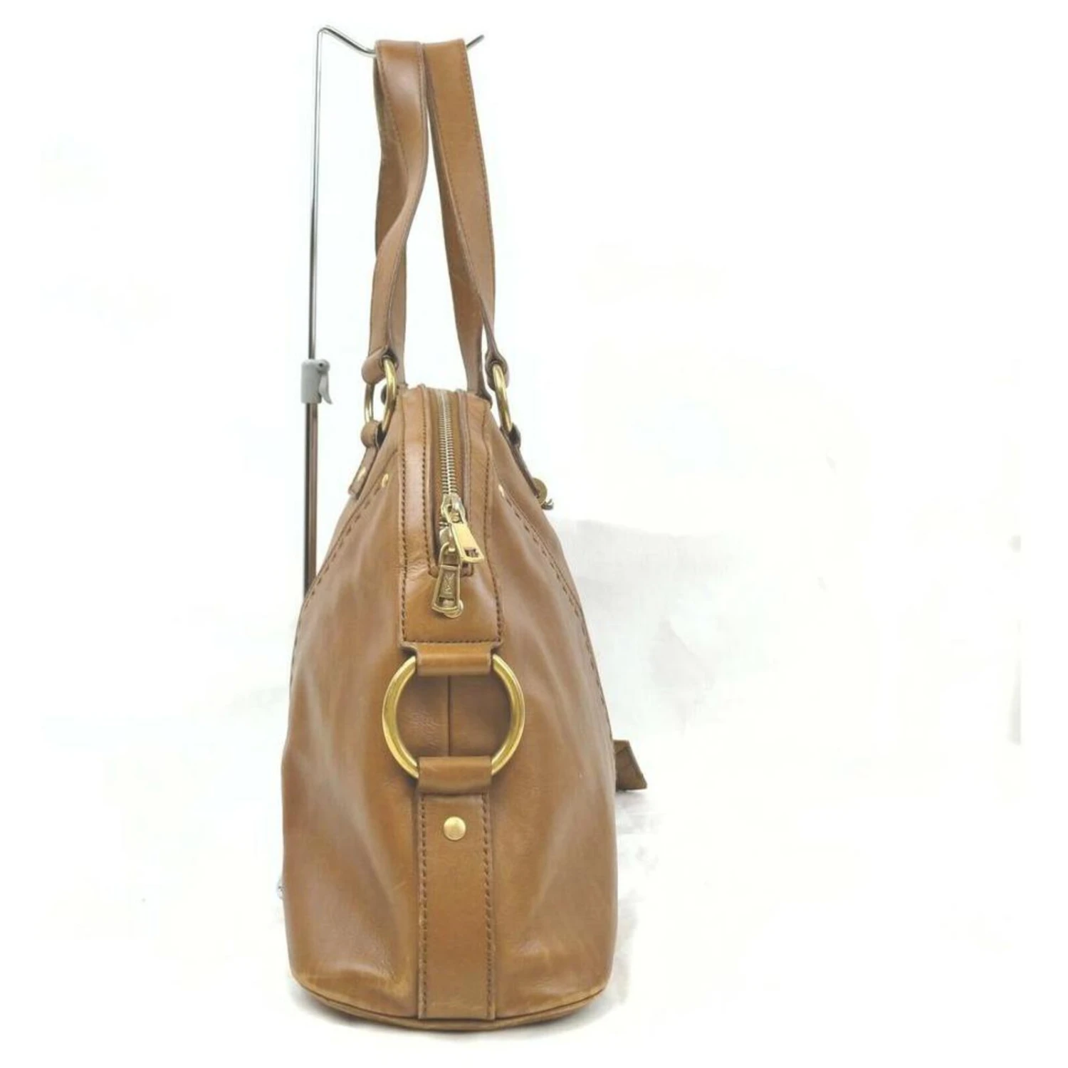 Yves Saint Laurent Sac Muse En Cuir Marron 9 Yves Saint Laurent Sac Muse En Cuir Marron – Image 7