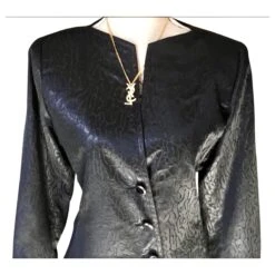 Yves Saint Laurent PENDENTIF YSL ENTRELACES Bijouterie Dorée -Yves Saint Laurent 300952 5