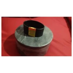 Yves Saint Laurent BRACELET ID SAINT LAURENT EN CUIR ET MÉTAL Noir -Yves Saint Laurent 307779 3