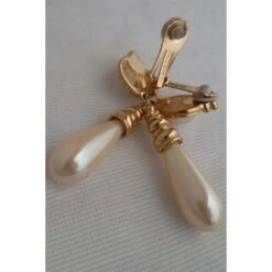 Yves Saint Laurent CLIPS PENDANTES "GOUTTE" Doré -Yves Saint Laurent 31054 3