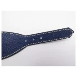 CEINTURE YVES SAINT LAURENT TAILLE 70 EN CUIR GRAINE BLEU & ANNEAUX BELT -Yves Saint Laurent 311843 9