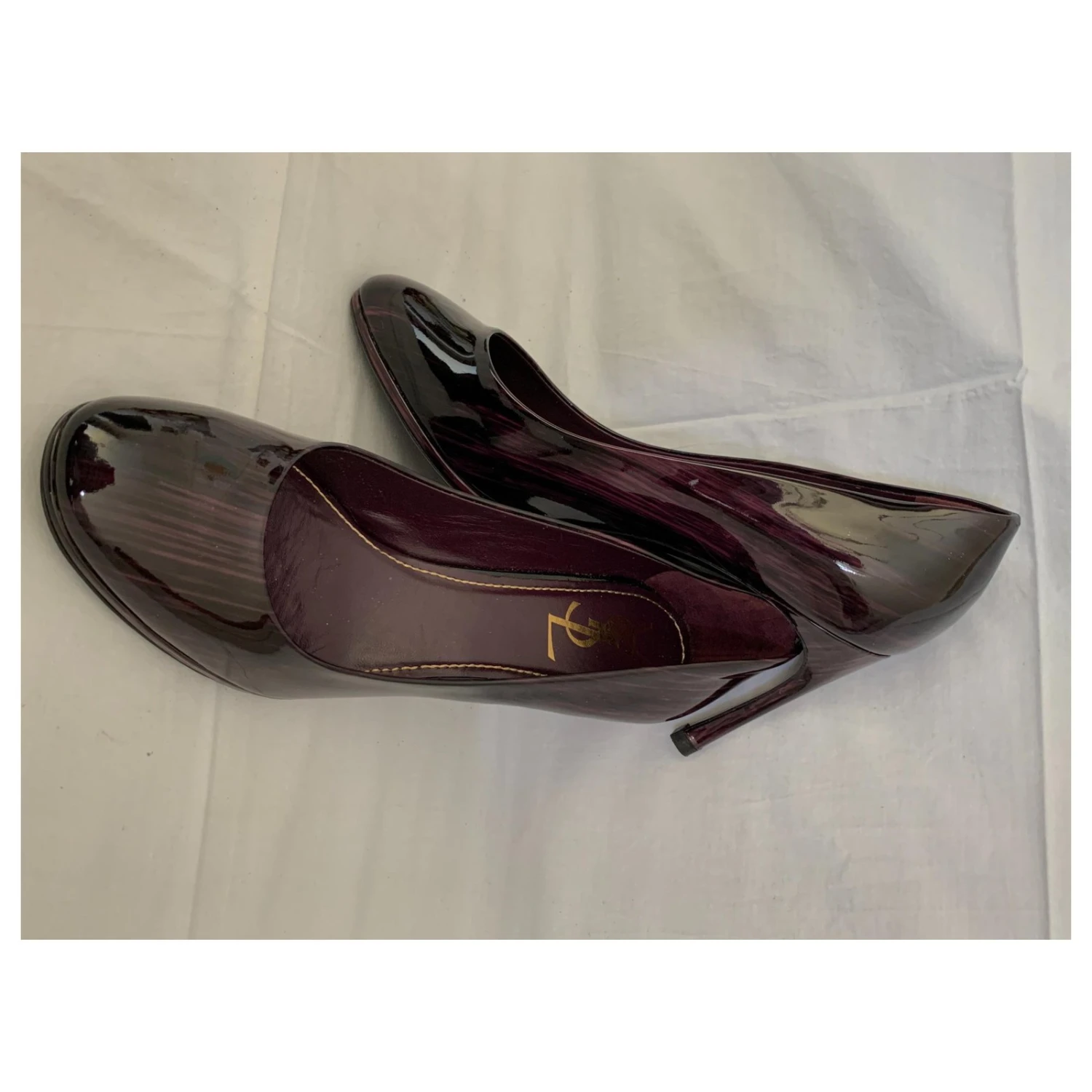 Yves Saint Laurent Escarpins Vernis Peints Multicolore 12 Yves Saint Laurent Escarpins Vernis Peints Multicolore – Image 10