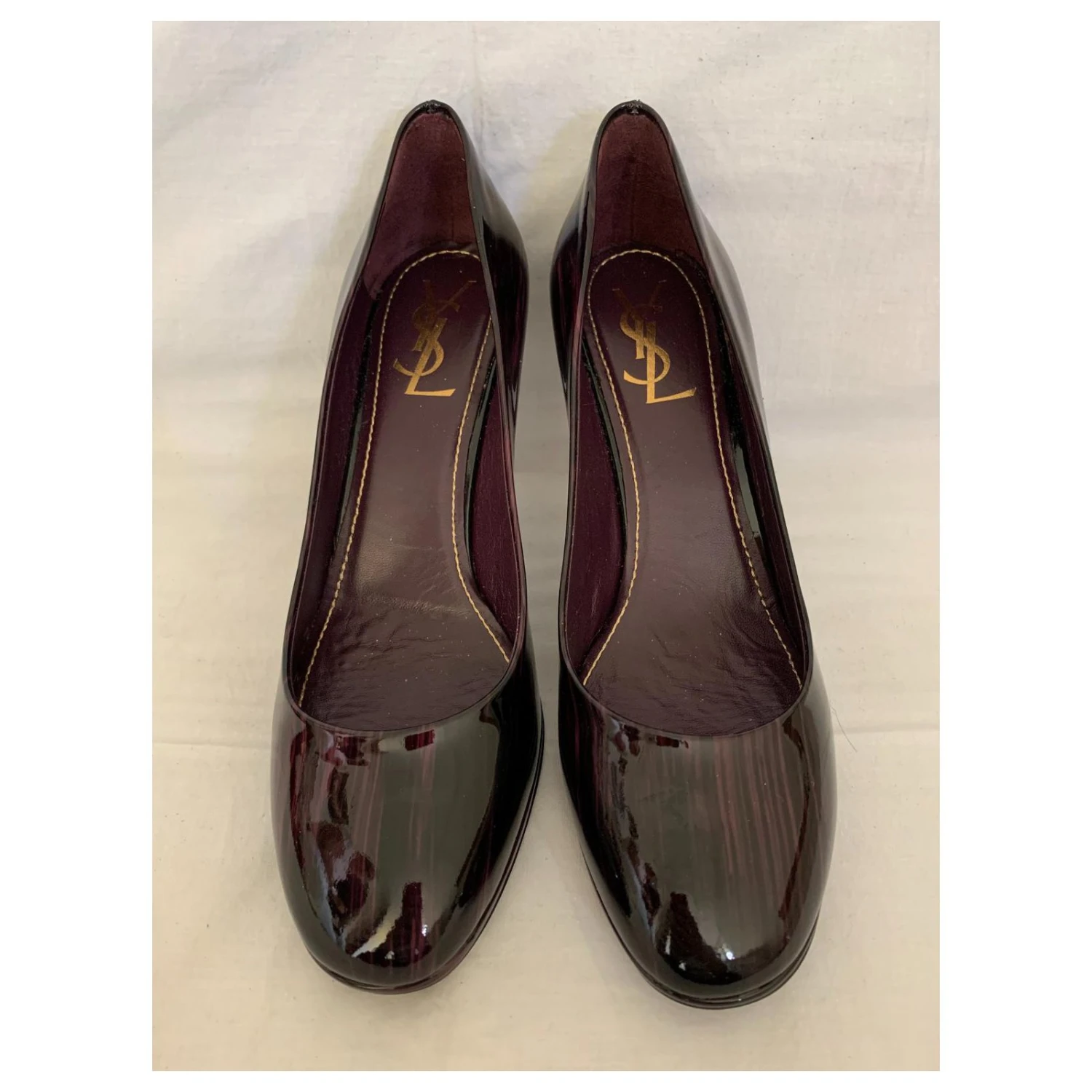 Yves Saint Laurent Escarpins Vernis Peints Multicolore 4 Yves Saint Laurent Escarpins Vernis Peints Multicolore – Image 2