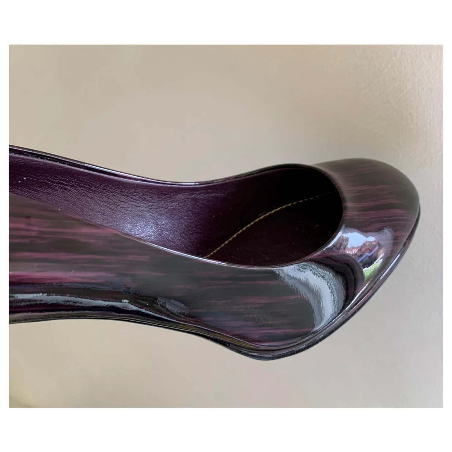 Yves Saint Laurent Escarpins Vernis Peints Multicolore 9 Yves Saint Laurent Escarpins Vernis Peints Multicolore – Image 7