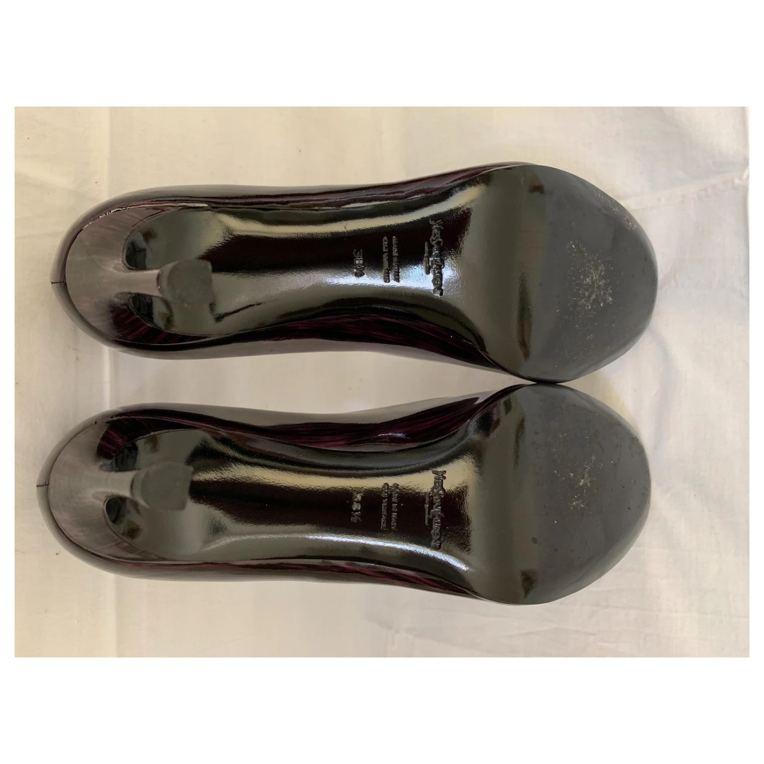 Yves Saint Laurent Escarpins Vernis Peints Multicolore 10 Yves Saint Laurent Escarpins Vernis Peints Multicolore – Image 8