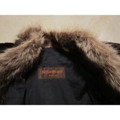 Yves Saint Laurent Manteau Marron -Yves Saint Laurent 32596 5