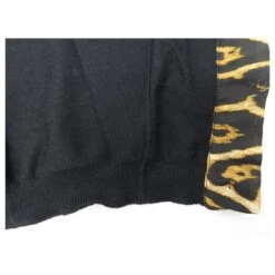 GILET YVES SAINT LAURENT TAILLE 38 40 M EN LAINE NOIR BLACK WOOL JACKET -Yves Saint Laurent 330048 8