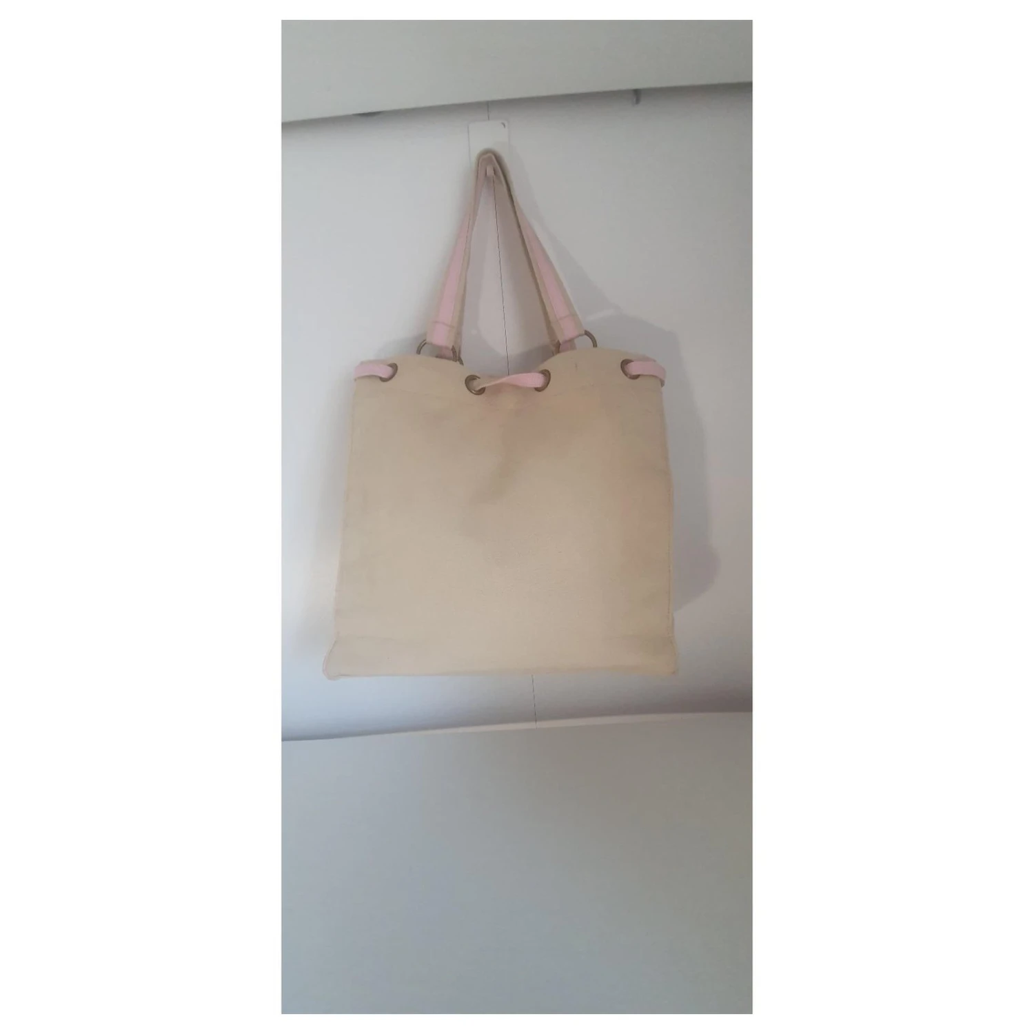 Sac à Main En Tissu YVES SAINT LAURENT Crème 5 Sac à Main En Tissu YVES SAINT LAURENT Crème – Image 3