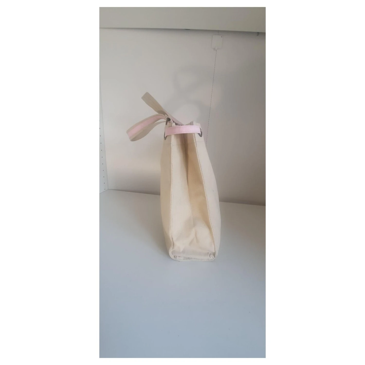 Sac à Main En Tissu YVES SAINT LAURENT Crème 7 Sac à Main En Tissu YVES SAINT LAURENT Crème – Image 5