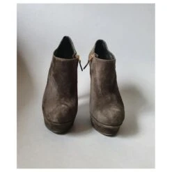 Yves Saint Laurent Talons Vert Foncé -Yves Saint Laurent 333661 3