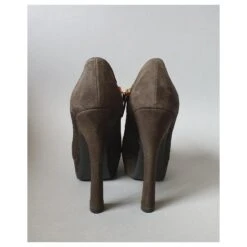 Yves Saint Laurent Talons Vert Foncé -Yves Saint Laurent 333661 5