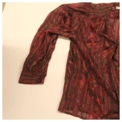 Chemise YVES SAINT LAURENT Noir Polyester YSL Auth Ar4144 Rouge 13 Chemise YVES SAINT LAURENT Noir Polyester YSL Auth Ar4144 Rouge -Yves Saint Laurent 334963 5