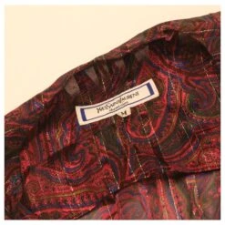 Chemise YVES SAINT LAURENT Noir Polyester YSL Auth Ar4144 Rouge 14 Chemise YVES SAINT LAURENT Noir Polyester YSL Auth Ar4144 Rouge -Yves Saint Laurent 334963 6