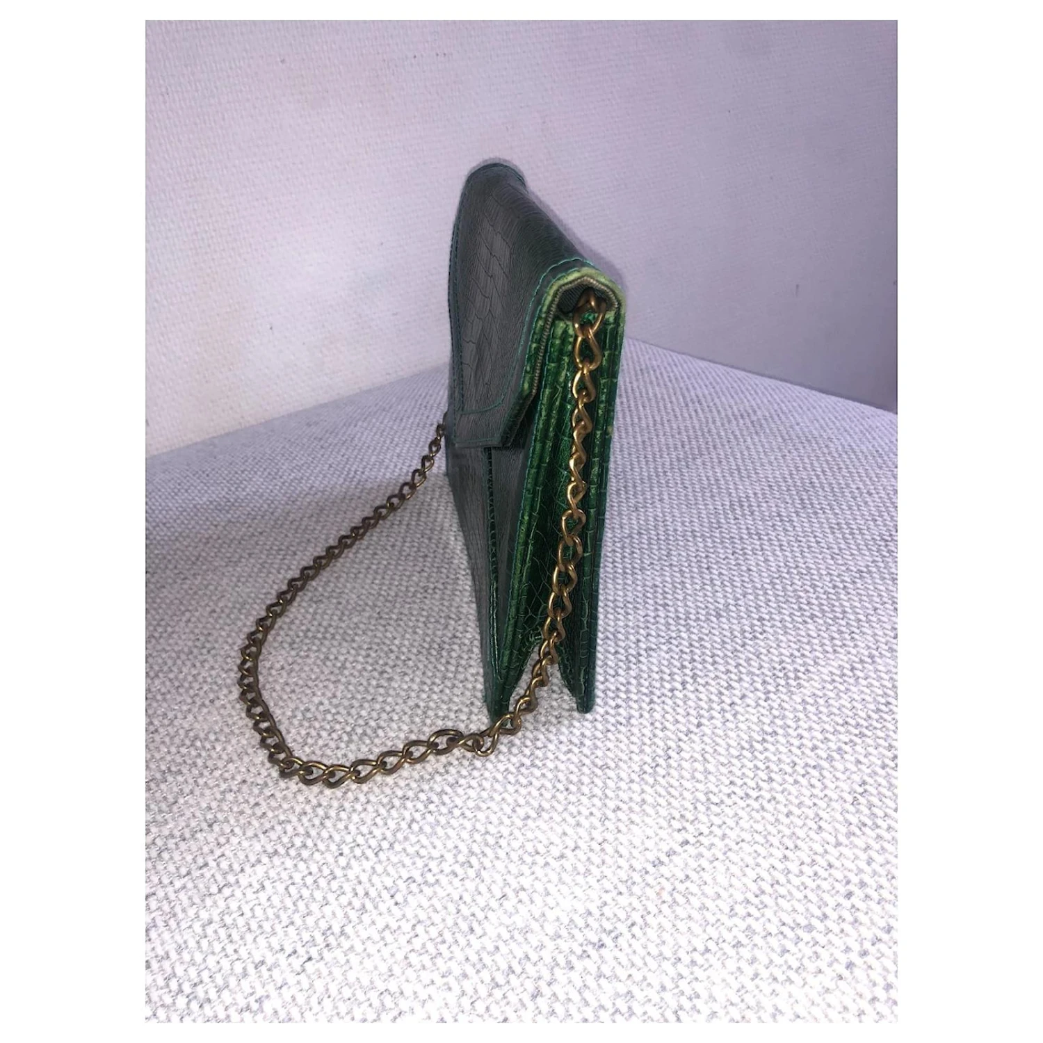 Jamie Yves Saint Laurent Pochettes Vert Foncé 5 Jamie Yves Saint Laurent Pochettes Vert Foncé – Image 3