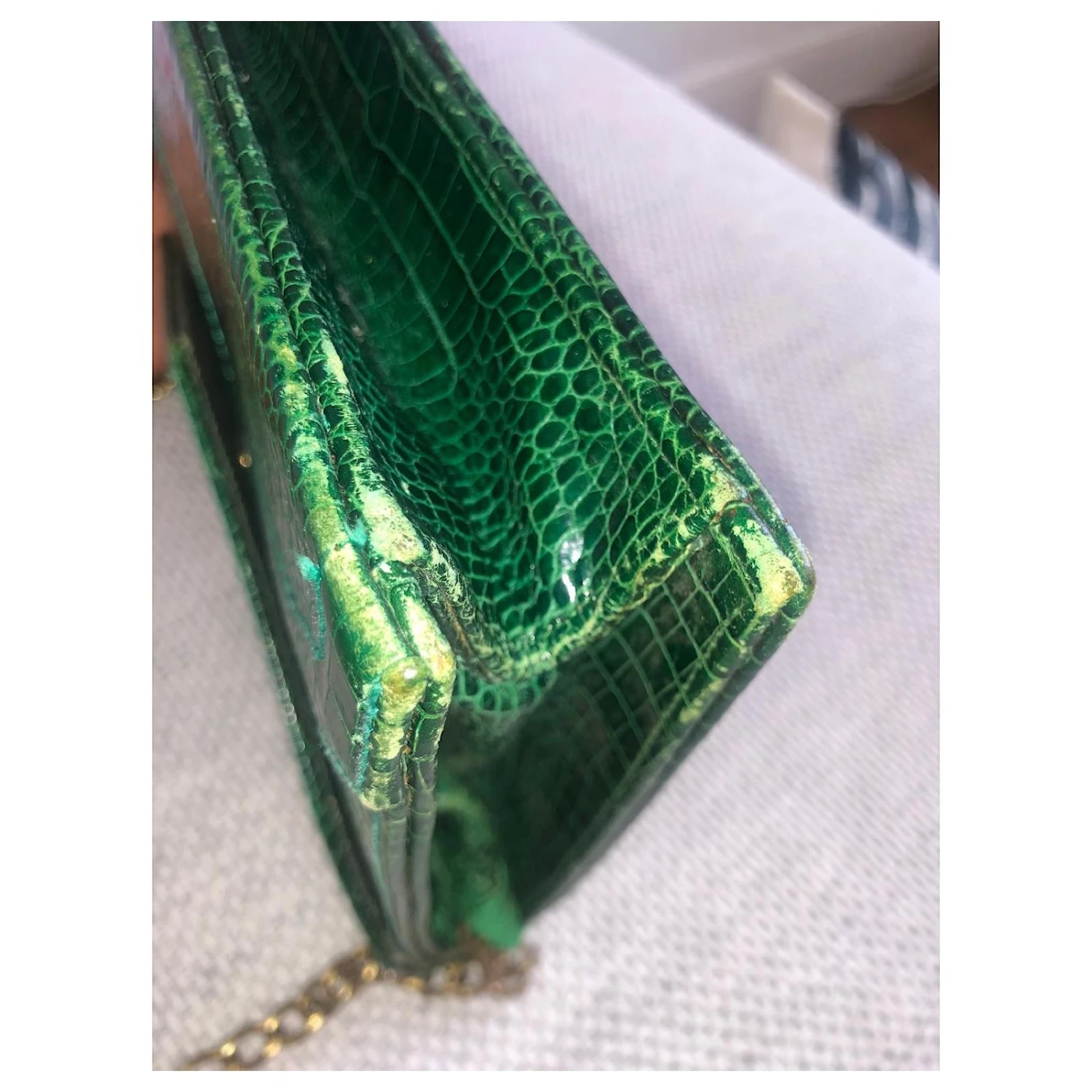 Jamie Yves Saint Laurent Pochettes Vert Foncé 8 Jamie Yves Saint Laurent Pochettes Vert Foncé – Image 6