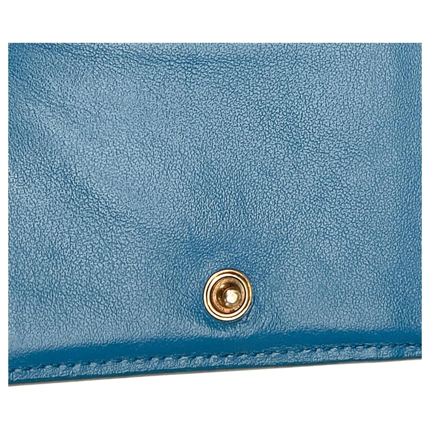 Yves Saint Laurent Portefeuille à Deux Volets En Relief YSL Blue Star Bleu 12 Yves Saint Laurent Portefeuille à Deux Volets En Relief YSL Blue Star Bleu – Image 10