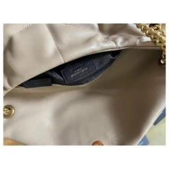 Yves Saint Laurent Loulou Puffer Médium Beige -Yves Saint Laurent 357716 2