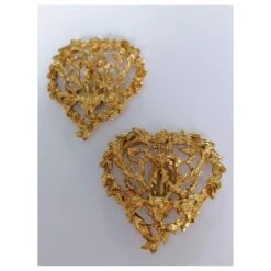 Yves Saint Laurent Boucles D'oreilles Clip Arty Doré -Yves Saint Laurent 362278 3