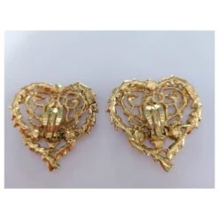 Yves Saint Laurent Boucles D'oreilles Clip Arty Doré -Yves Saint Laurent 362278 4