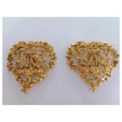 Yves Saint Laurent Boucles D'oreilles Clip Arty Doré -Yves Saint Laurent 362278 5