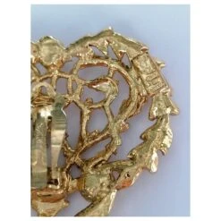 Yves Saint Laurent Boucles D'oreilles Clip Arty Doré -Yves Saint Laurent 362278 6