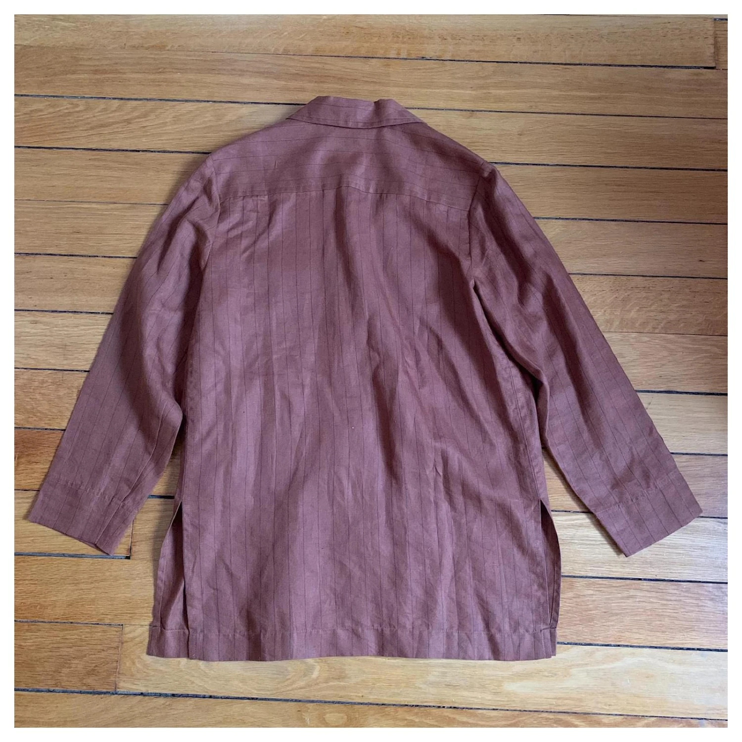 Veste Vintage Yves Saint Laurent Marron 5 Veste Vintage Yves Saint Laurent Marron – Image 3