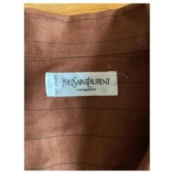 Veste Vintage Yves Saint Laurent Marron 12 Veste Vintage Yves Saint Laurent Marron -Yves Saint Laurent 364098 5