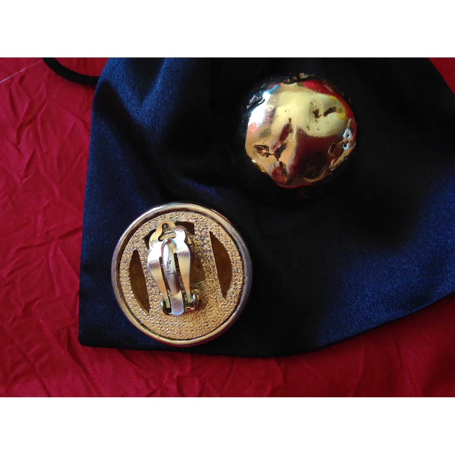 Yves Saint Laurent CLIPS PÉPITE Doré 9 Yves Saint Laurent CLIPS PÉPITE Doré – Image 7