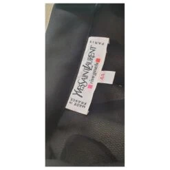 Veste Tailleur En Soie Yves Saint Laurent Noir -Yves Saint Laurent 380871 3
