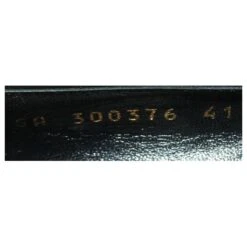 Yves Saint Laurent Talons Compensés En Cuir Gris Foncé -Yves Saint Laurent 392449 6