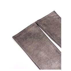 Gants Yves Saint Laurent Cuir Argenté Taille 7,5 -Yves Saint Laurent 397302 3