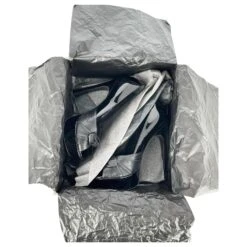 Palais Yves Saint Laurent 105 Escarpins à Bout Ouvert En Cuir Verni Noir -Yves Saint Laurent 401301 7