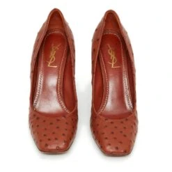 Yves Saint Laurent OSTRICH BRICK FR37 Caramel 8 Yves Saint Laurent OSTRICH BRICK FR37 Caramel -Yves Saint Laurent 407061 2