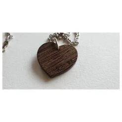 Yves Saint Laurent Bracelet Adjustable Cœur Argent 925 Et Bois Marron Argenté -Yves Saint Laurent 411737 4