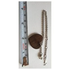 Yves Saint Laurent Bracelet Adjustable Cœur Argent 925 Et Bois Marron Argenté -Yves Saint Laurent 411737 5