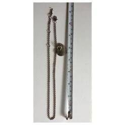 Yves Saint Laurent Collier Cœur Argent 925 Et Nacre Argenté Blanc Cassé -Yves Saint Laurent 411754 4