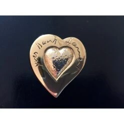 Broche Coeur Yves Saint Laurent Doré 10 Broche Coeur Yves Saint Laurent Doré -Yves Saint Laurent 41452 3