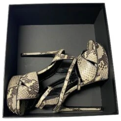 Yves Saint Laurent Sandales à Plateforme Tribute Effet Peau De Serpent Saint Laurent En Cuir Multicolore 16 Yves Saint Laurent Sandales à Plateforme Tribute Effet Peau De Serpent Saint Laurent En Cuir Multicolore -Yves Saint Laurent 420765 5