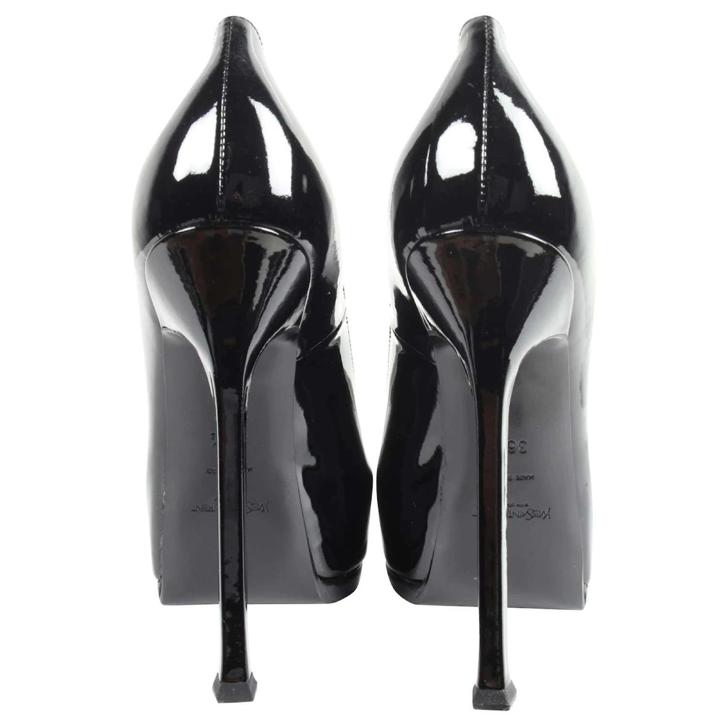 Yves Saint Laurent Escarpins à Plateforme Tribtoo Noirs 6 Yves Saint Laurent Escarpins à Plateforme Tribtoo Noirs – Image 4