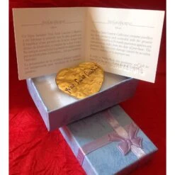 Yves Saint Laurent Broche Et Pendentif Cœur Doré -Yves Saint Laurent 42713 5