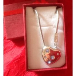 Yves Saint Laurent Pendentif Argent Et Cristaux Argenté -Yves Saint Laurent 42716 4